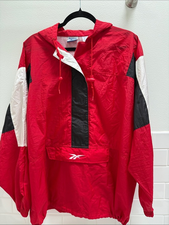 Reebok Other - SALE Vintage 90s Reebok Colorblock Nylon Windbreaker Jacket XL